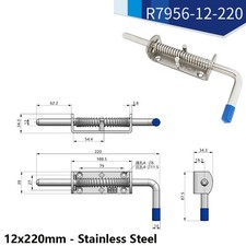 Federriegel Bolzenriegel