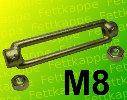 Spannschloß kpl mit - m8,