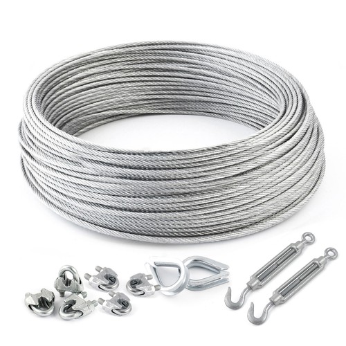 Drahtseil set 100m - drahtseil, 5m