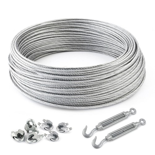 Drahtseil set 100m - drahtseil, 5m