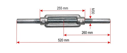 Spannschloss m10 m12 m14 - m6,